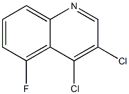 3,4-Dichloro-5-fluoro-quinoline Struktur