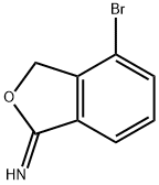 4-Bromo-3H-isobenzofuran-1-ylideneamine Struktur