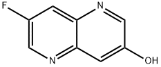 7-fluoro-1,5-naphthyridin-3-ol Struktur