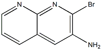 2-Bromo-[1,8]naphthyridin-3-ylamine Struktur