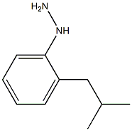 (2-isobutylphenyl)hydrazine Struktur