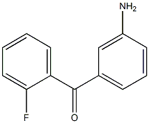 (3-aminophenyl)(2-fluorophenyl)methanone Struktur