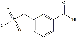 (3-carbamoylphenyl)methanesulfonyl chloride Struktur