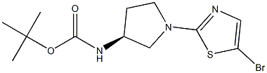 (S)-tert-butyl 1-(5-bromothiazol-2-yl)pyrrolidin-3-ylcarbamate