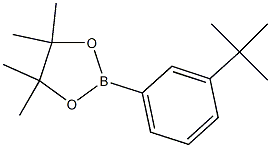 2-(3-tert-butylphenyl)-4,4,5,5-tetramethyl-1,3,2-dioxaborolane Struktur