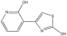 4-(2-hydroxypyridin-3-yl)thiazol-2-ol Struktur