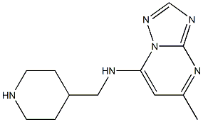 5-methyl-N-(piperidin-4-ylmethyl)-[1,2,4]triazolo[1,5-a]pyrimidin-7-amine