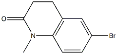 6-bromo-1-methyl-3,4-dihydroquinolin-2(1H)-one Struktur