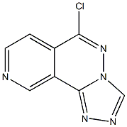 6-chloropyrido[3,4-d][1,2,4]triazolo[4,3-b]pyridazine Struktur