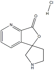 7H-spiro[furo[3,4-b]pyridine-5,3'-pyrrolidin]-7-one hydrochloride Struktur