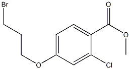 methyl 4-(3-bromopropoxy)-2-chlorobenzoate Struktur