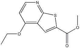 methyl 4-ethoxythieno[2,3-b]pyridine-2-carboxylate Struktur