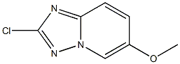 2-Chloro-6-methoxy-[1,2,4]triazolo[1,5-a]pyridine Struktur