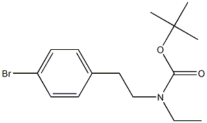 tert-butyl 4-bromophenethyl(ethyl)carbamate Struktur