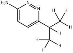 3-Amino-6-(iso-propyl-d7)-pyridazine Struktur