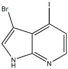 3-Bromo-4-iodo-1H-pyrrolo[2,3-b]pyridine Struktur