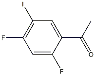 1-(2,4-Difluoro-5-iodo-phenyl)-ethanone Struktur