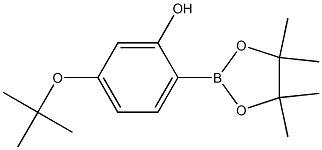 5-tert-butoxy-2-(4,4,5,5-tetramethyl-1,3,2-dioxaborolan-2-yl)phenol Struktur