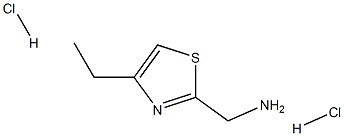 1-(4-Ethyl-1,3-thiazol-2-yl)methanamine dihydrochloride Struktur