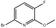 6-bromo-3-fluoro-2-methoxypyridine Struktur