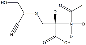 N-Acetyl-S-(1-cyano-2-hydroxyethyl)-L-cysteine-d3