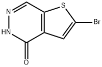 2-BROMOTHIENO[2,3-D]PYRIDAZIN-4(5H)-ONE Struktur