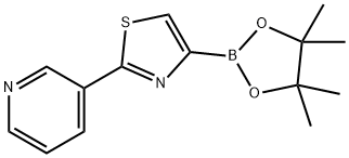 2-(3-pyridyl)thiazole-4-boronic acid pinacol ester Struktur