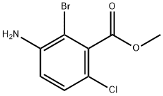 3-Amino-2-bromo-6-chloro-benzoic acid methyl ester, 2065250-48-6, 結(jié)構(gòu)式