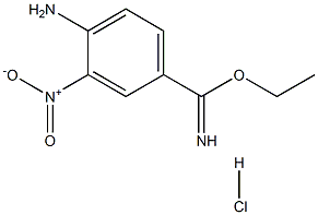 ethyl 4-amino-3-nitrobenzimidate hydrochloride Struktur