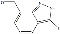 3-Iodo-2H-indazole-7-carbaldehyde Struktur