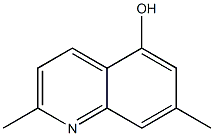 2,7-Dimethyl-quinolin-5-ol Struktur