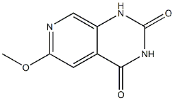 6-Methoxy-1H-pyrido[3,4-d]pyrimidine-2,4-dione Struktur