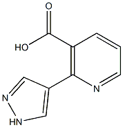 2-(1H-pyrazol-4-yl)nicotinic acid Struktur