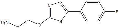 2-(5-(4-fluorophenyl)thiazol-2-yloxy)ethanamine Struktur