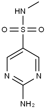 2-amino-N-methylpyrimidine-5-sulfonamide Struktur