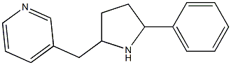 3-((5-phenylpyrrolidin-2-yl)methyl)pyridine Struktur