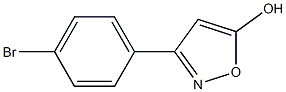 3-(4-bromophenyl)isoxazol-5-ol Struktur