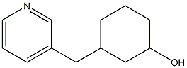 3-(pyridin-3-ylmethyl)cyclohexanol Struktur