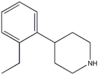 4-(2-ethylphenyl)piperidine Struktur