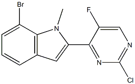 7-bromo-2-(2-chloro-5-fluoropyrimidin-4-yl)-1-methyl-1H-indole