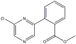 methyl 2-(6-chloropyrazin-2-yl)benzoate Struktur