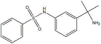 N-(3-(2-aminopropan-2-yl)phenyl)benzenesulfonamide