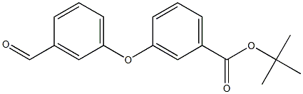 tert-butyl 3-(3-formylphenoxy)benzoate Struktur