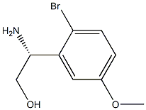 (2R)-2-AMINO-2-(2-BROMO-5-METHOXY-PHENYL)ETHANOL Struktur