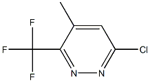 6-chloro-4-methyl-3-(trifluoromethyl)pyridazine Struktur