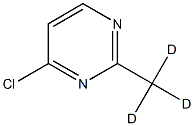 4-Chloro-2-(methyl-d3)pyrimidine Struktur