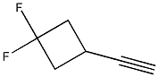 3-ETHYNYL-1,1-DIFLUOROCYCLOBUTANE Struktur