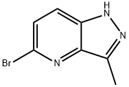 5-BROMO-3-METHYL-1H-PYRAZOLO[4,3-B]PYRIDINE Struktur