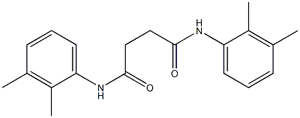 N,N'-bis(2,3-dimethylphenyl)succinamide Struktur