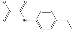 2-((4-ethylphenyl)amino)-2-oxoacetic acid Struktur